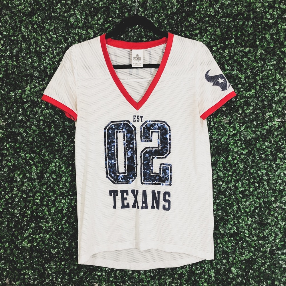Pink NFL Texans jersey (retired)